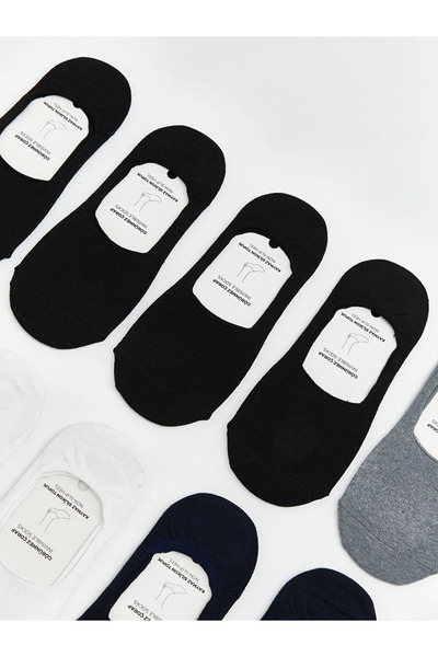 LC Waikiki Mixed Men's Ballerina Socks 10-Pack