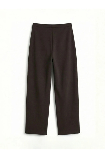 LC Waikiki Brown Loose Fit Women's Trousers