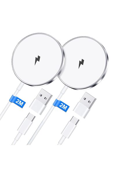 BENFEI Încărcător wireless MagSafe Bamkey iPhone AirPods stație rapidă 2M cab...