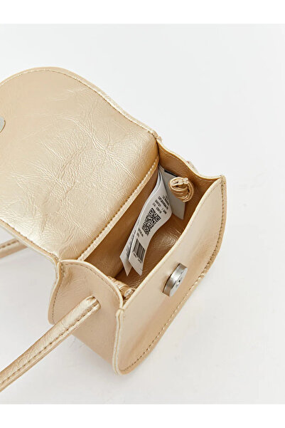 LC Waikiki Geantă de umăr pentru fete cu aspect de piele galbenă