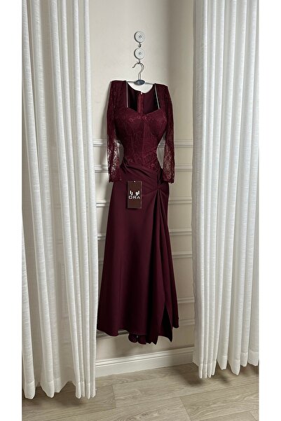 Ora lace evening dress