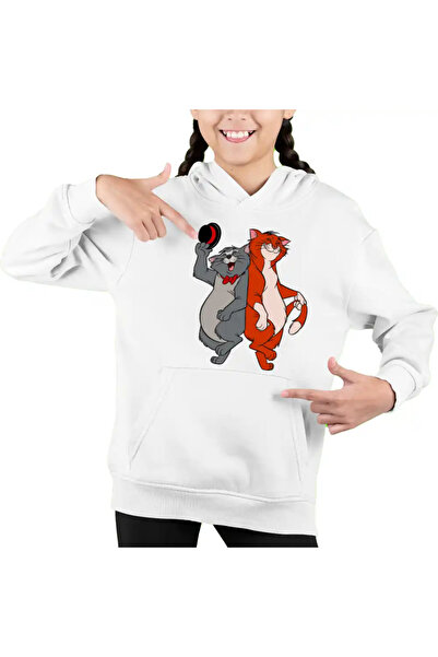 OEM Kids Girls' Sweatshirt The Aristocrat Cats Omalley Scat Cat