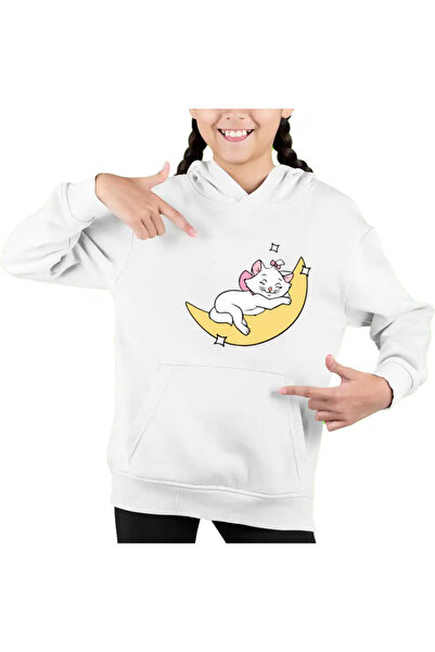 OEM Hanorac Copii Fete Pisicile Aristocrate Marie Luna Somn Moon