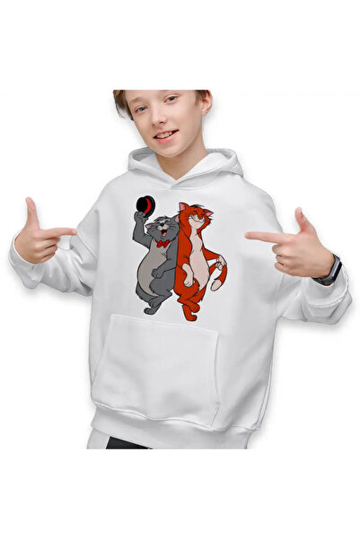 OEM Kids Boys' Sweatshirt The Aristocrat Cats Omalley Scat Cat