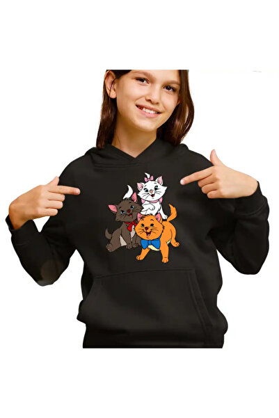 OEM Hanorac Copii Fete Pisicile Aristocrate Toulouse Motanel