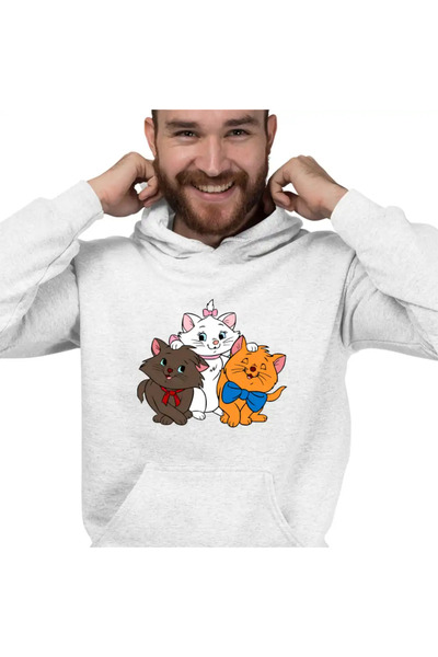 OEM Men's Sweatshirt The Aristocrat Cats Marie Berlioz Toulouse