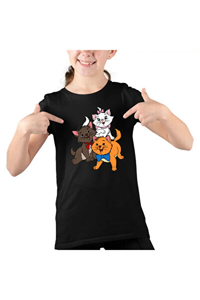 OEM Children's T-shirt Girls The Aristocrat Cats Toulouse Motanel