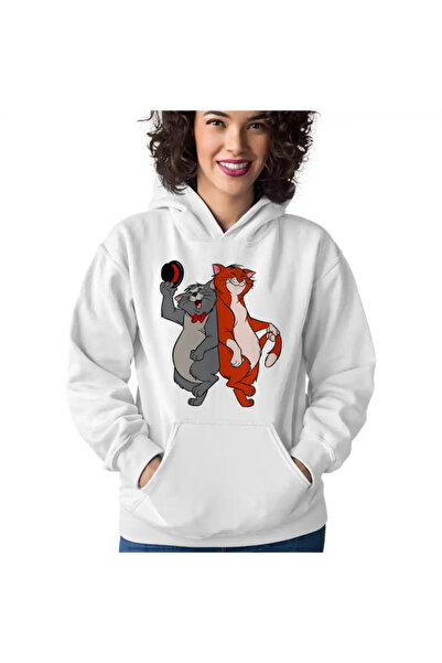OEM Women's Hoodie The Aristocrat Cats Omalley Scat Cat