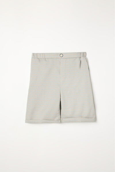 Victor and Jane Neutral Waistcoat, Shirt, Shorts & Bow Tie Set