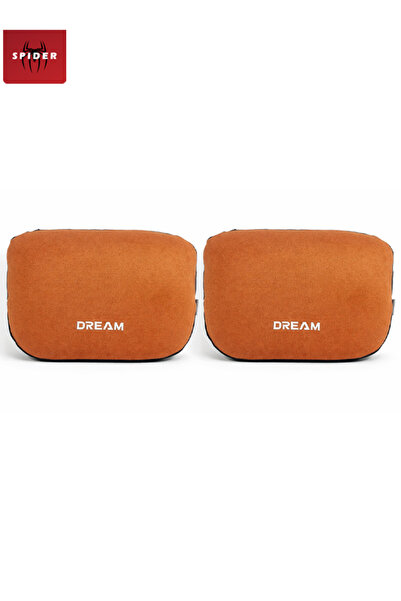 Spider 2Pcs Memory Foam Car Neck Support Pillow with Adjustable Strap and Was...