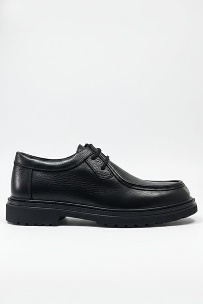 LUSIVE 100% Genuine Leather Black Casual Comfortable Classic Men's Shoes Luass28Al0043