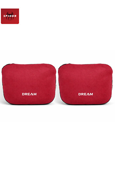 Spider 2Pcs Memory Foam Car Neck Support Pillow with Adjustable Strap and Was...