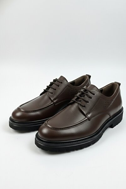 LUSIVE 100% Genuine Leather Brown Casual Comfortable Classic Men's Shoes Luas...