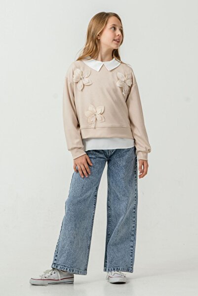 Minigimin Cicileri Set 3 piese pentru fetițe cu aplicații florale și detalii ...