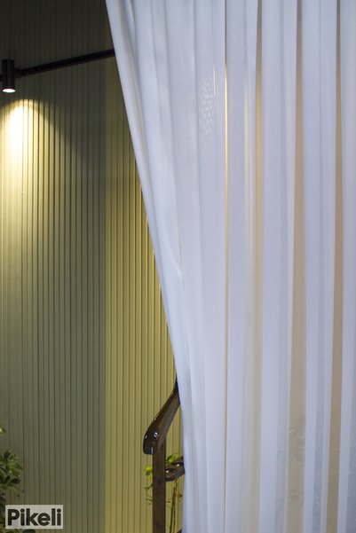 Pikeli Narince Fine Textured Tulle Curtain - 1X3 Dense Pleats - Professional Installation