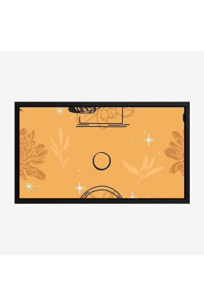 Tajridhome لوحة طبيعة هادئة - أشكال هندسية - ألوان دافئة - مريح - لوحات فن عص...