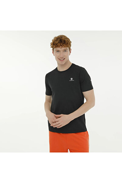 lumberjack Modal Sb203 Men's Black Round Neck T-Shirt