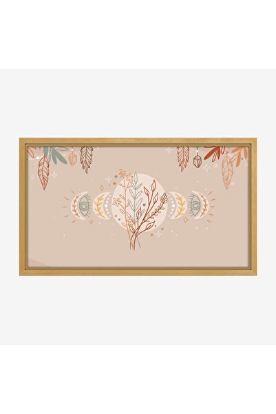 Tajridhome لوحة طبيعة هادئة - عناصر نباتية - ألوان دافئة - هادئ - لوحات فن عص...