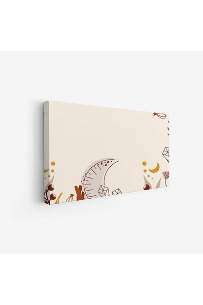 Tajridhome لوحة طبيعة هادئة - عناصر هندسية - ألوان دافئة - هادئ - لوحات فن عص...