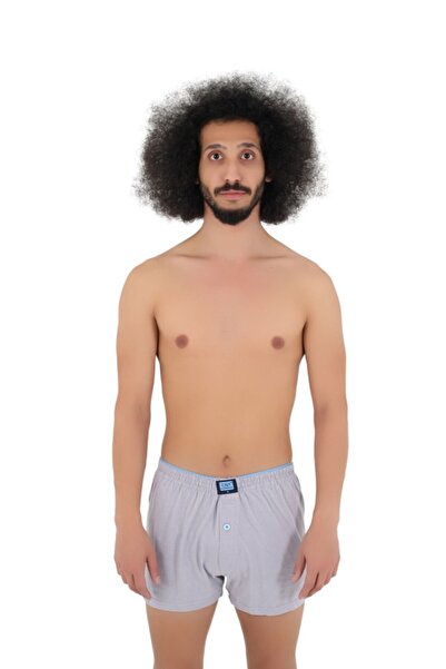 CNT Boxeri pentru bărbați, casual și confortabili, din bumbac, cu nasturi, pa...