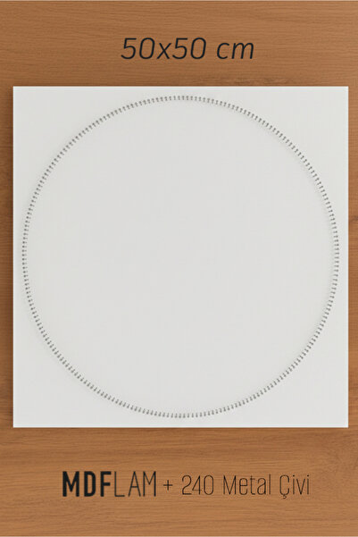 Filo Arte 50x50 cm Çivili MDF tablo