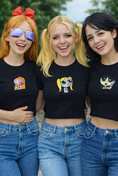 donamod Women's Crop Best Friends 3-Piece Combination