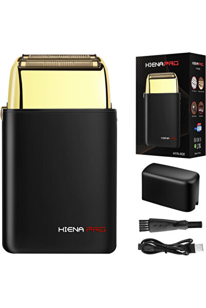 HIENA PRO Aparat de ras electric cu folie, pentru barbati, fara fir, zero gap...