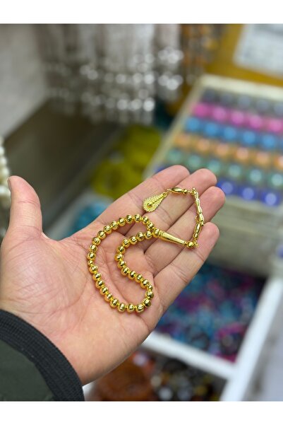tesbihciniz Minik boy Altın Renk Gümüş Kaplama Tesbih