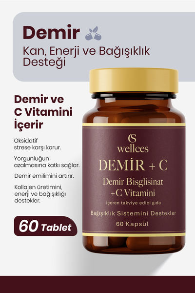 WELLCES DEMİR + C VİTAMİNİ