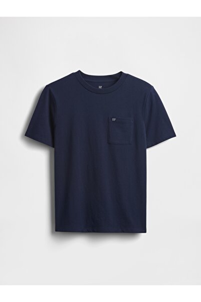 GAP Erkek Çocuk Lacivert Pocket T-Shirt