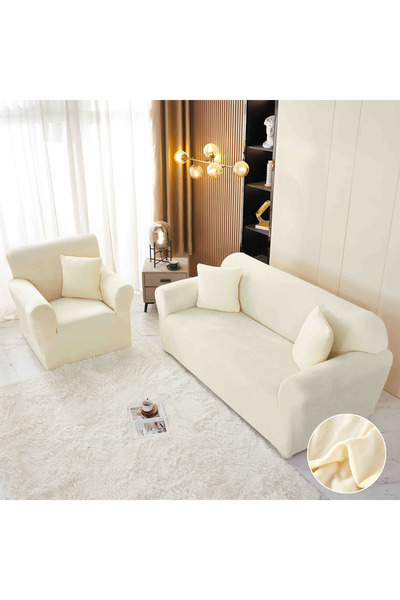 JOJO HOME Elastic Velvet cover, 3-seater sofa, 180cm -230cm