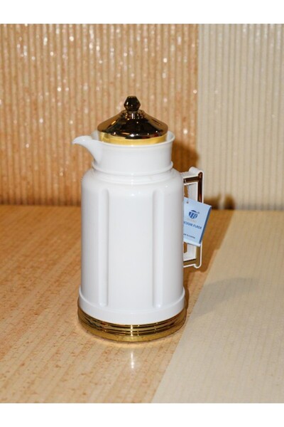 WDA Luxury 1.0L Vacuum Flask Thermos Gold Insulated Coffee and Tea Pot | Hot ...