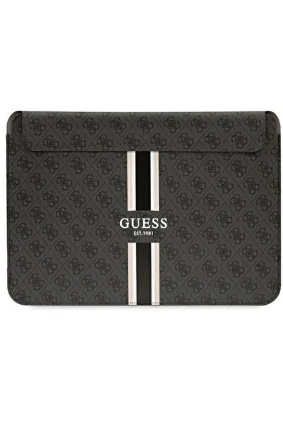 Guess Carcasă GUCS16P4RPSK 16" negru/negru 4G cu dungi cu imprimeu