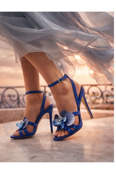 MAJESTE ORKİDE KADIN TAPUKLU ABİYE AYAKKABI