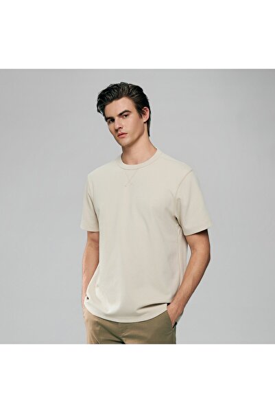 Giordano Men's Waffle Crew Neck Tee