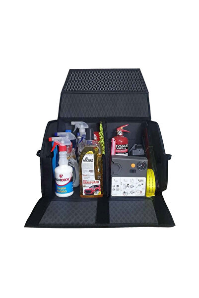 DYK Auto Organizator Portbagaj Auto din EVA – Impermeabil, Pliabil, Design Pr...