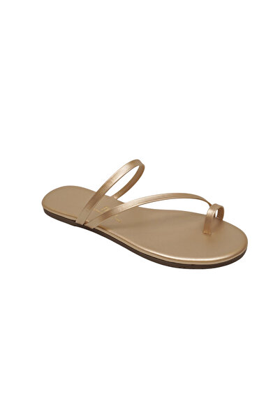 Tkees Women's Classic Gold Slip-On Stylish Daily Slippers