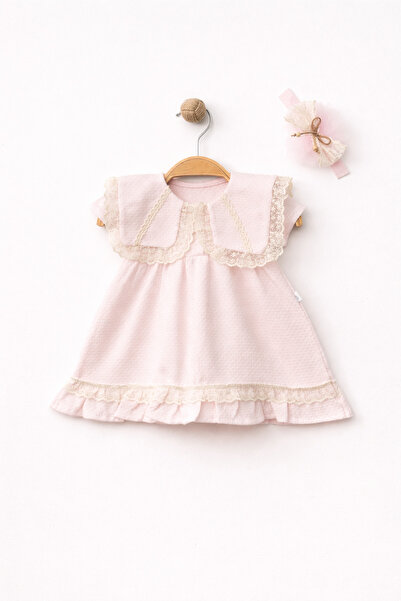 Işıl Baby Lace Collar Detailed Baby Dress