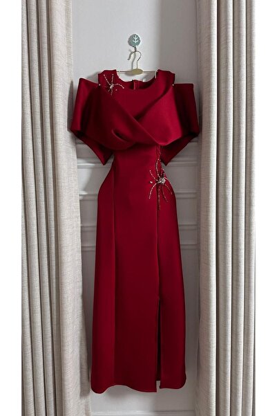 HIND red evening dress