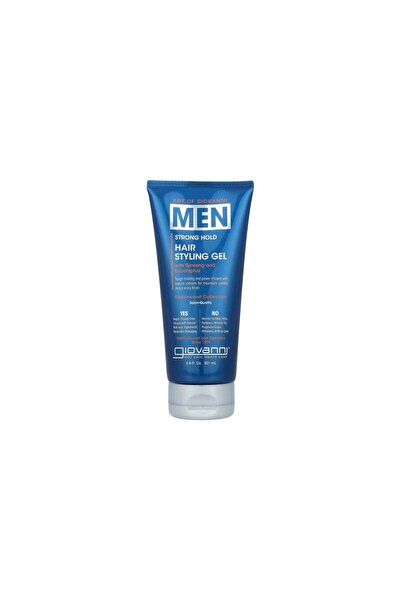 Giovanni Men's Hair Styling Gel with Ginseng and Eucalyptus (200 ml)