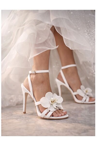 MAJESTE ORKİDE KADIN TAPUKLU ABİYE AYAKKABI