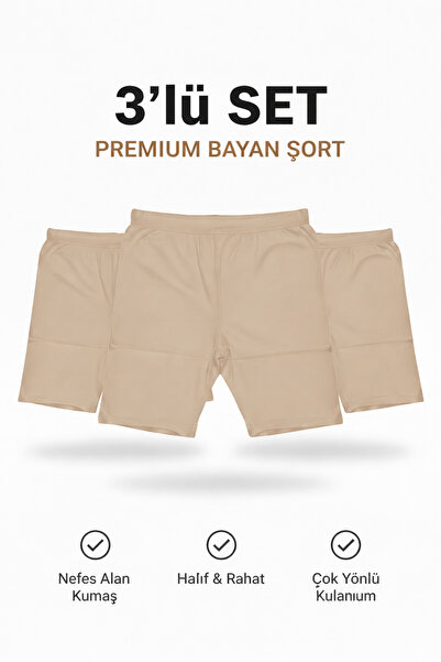 woan Set of 3 Premium Shorts |   Breathable Fabric, Lightweight and Comfortable