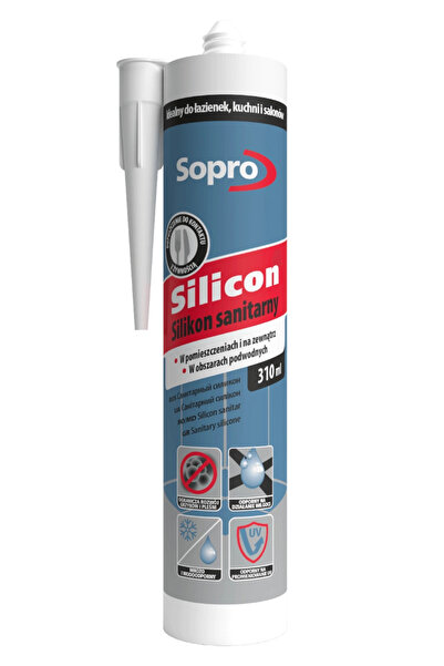 Sopro silicon sanitar gri (72) 310 ml