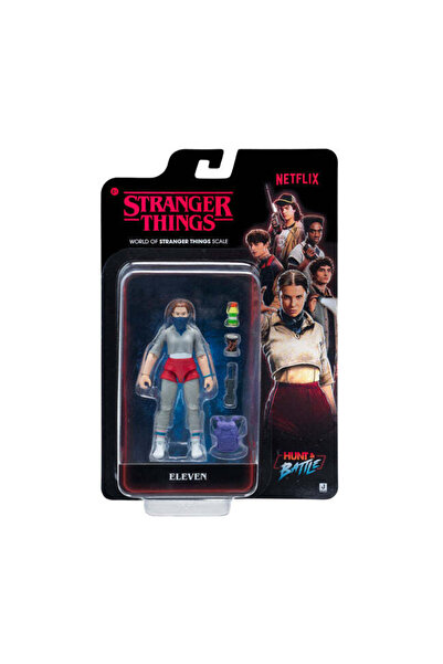 Stranger Things - Figurină World Of Core 10 cm + 2 accesorii Eleven S 5 Jazstrt
