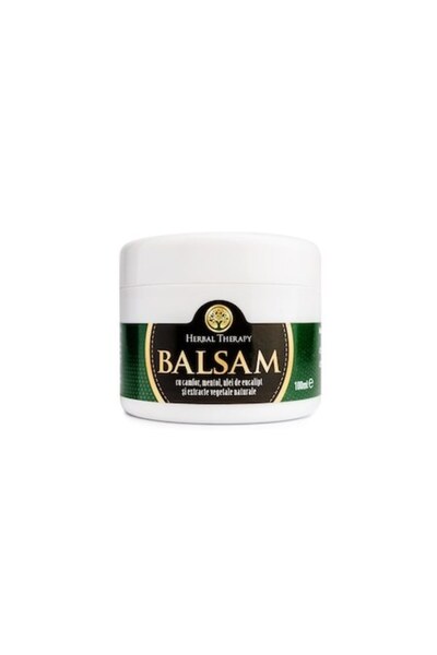 Herbal Therapy Balsam cu extracte, ulei de eucalipt cu mentol și camfor, 100 ml