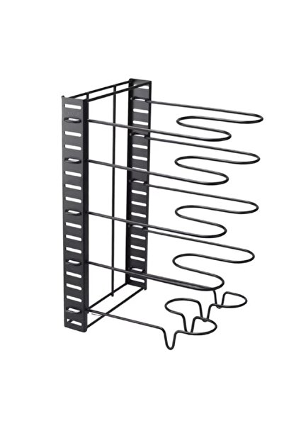 BASHAR Suport organizator metalic pentru oale și tigăi cu 5 rafturi