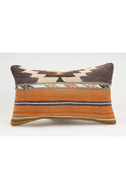 Kilim Whole Sale غطاء وسادة عتيق مصنوع يدويًا من الكليم والصوف، مقاس 30x50 سم