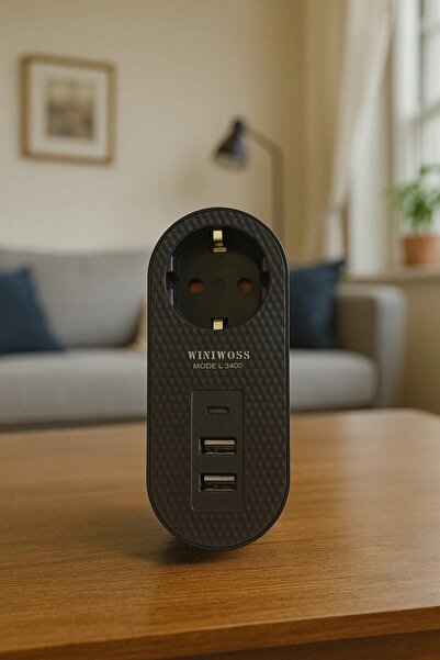 Virnex Winnboss Termal Akım Korumalı USB Ve Type-C 2.1A Şarj Çıkışlı 10A 2500...