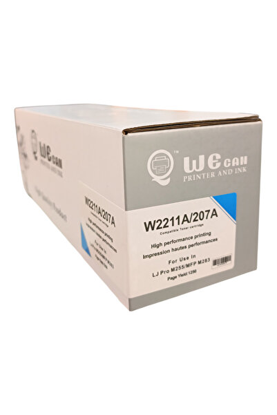 Wecan W2211A/207A Cyan Ink Compatible with HP Printers