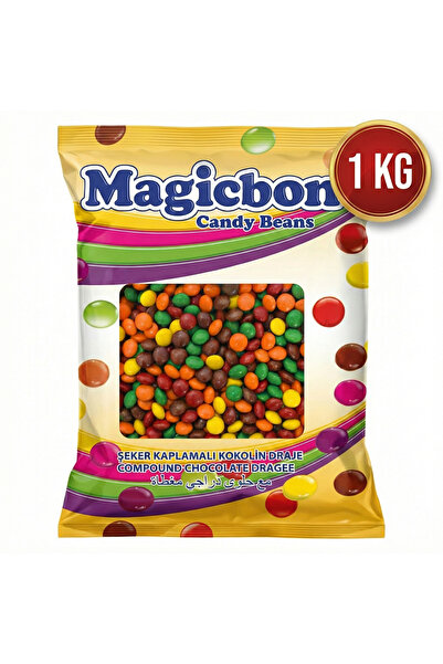 Magicbon Candy Beans – Colorful Assorted Chocolate Dragees Snack ( 1 KG )